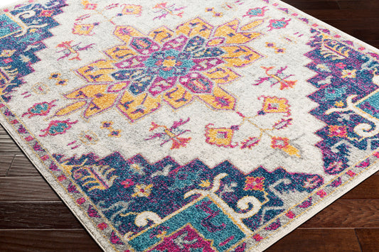 Elaziz ELZ-2300 Alfombra decorativa tejida a máquina de 2' x 3'