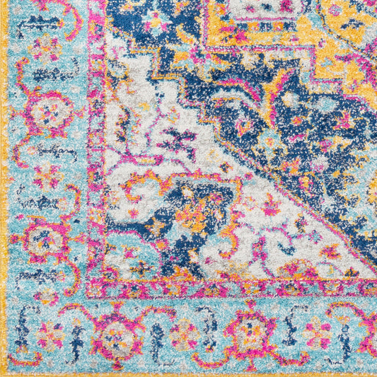 Elaziz ELZ-2301 Alfombra decorativa tejida a máquina de 2' x 3'