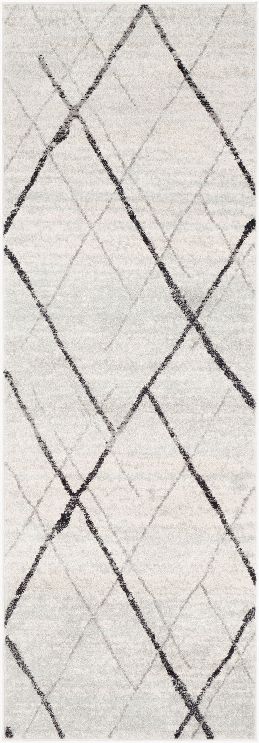 Elaziz ELZ-2323 7ft Runner Machine Woven Runner Rug