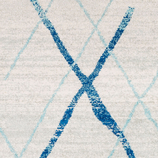 Elaziz ELZ-2324 Alfombra de corredor tejida a máquina de 7 pies