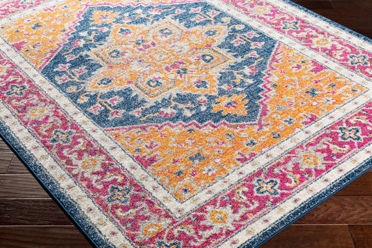 Elaziz ELZ-2330 Alfombra decorativa tejida a máquina de 2' x 3'