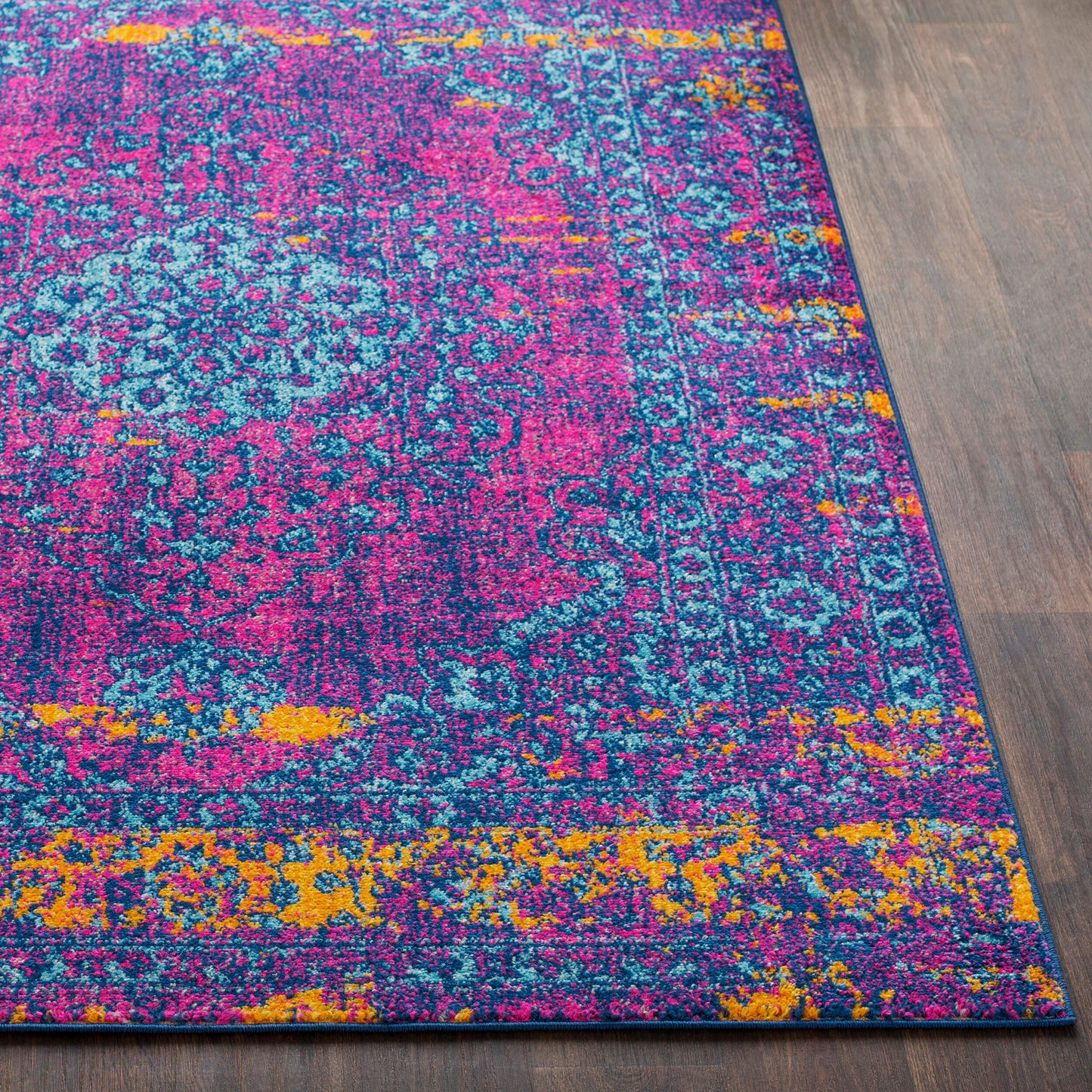 Elaziz ELZ-2334 Alfombra decorativa tejida a máquina de 2' x 3'