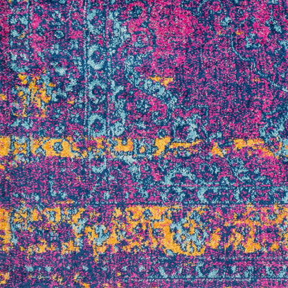 Elaziz ELZ-2334 Alfombra decorativa tejida a máquina de 2' x 3'