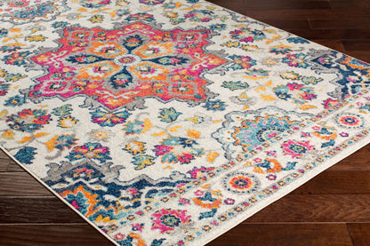 Elaziz ELZ-2343 Alfombra decorativa tejida a máquina de 2' x 3'