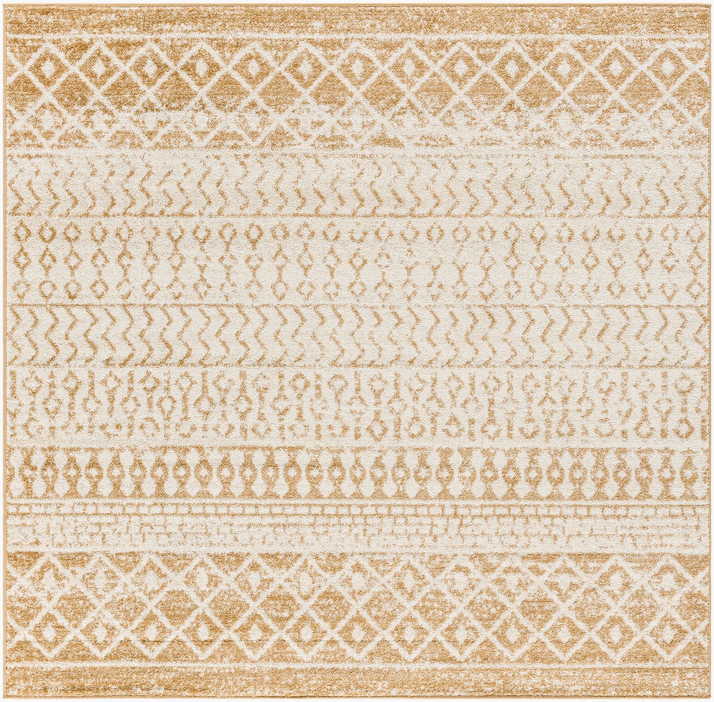Elaziz ELZ-2367 5ft Square Machine Woven Area Rug