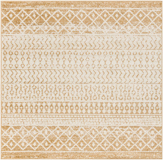 Elaziz ELZ-2367 6ft Square Machine Woven Area Rug