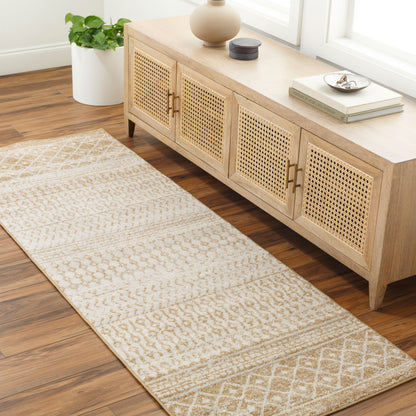 Elaziz ELZ-2367 14ft Runner Machine Woven Runner Rug