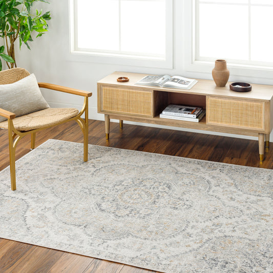 Elaziz ELZ-2371 5' x 7' Machine Woven Area Rug