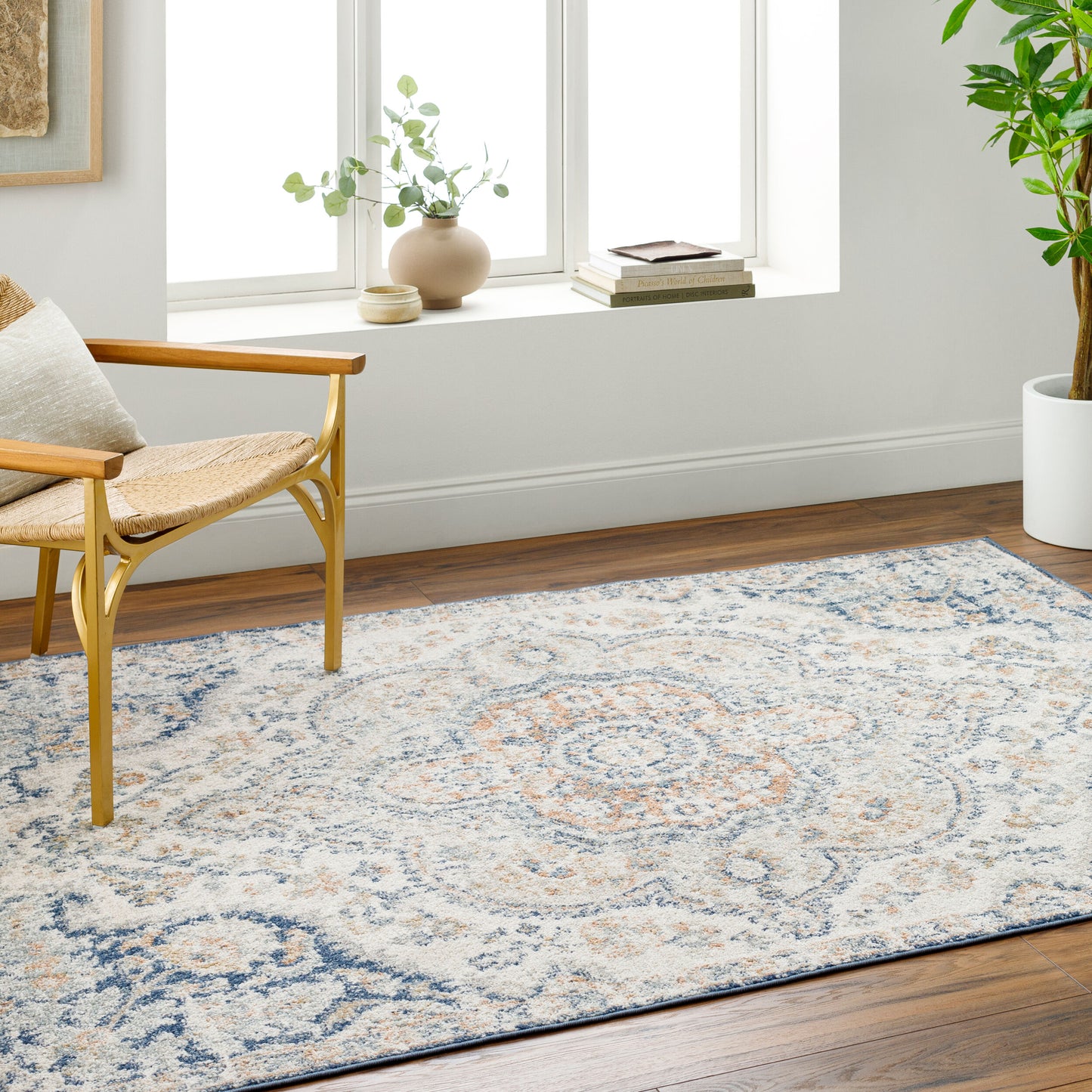 Alfombra tejida a máquina Elaziz ELZ-2373 de 1,52 m x 2,13 m