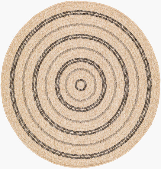 Encore ENC-2300 3ft Round Machine Woven Indoor/Outdoor Accent Rug