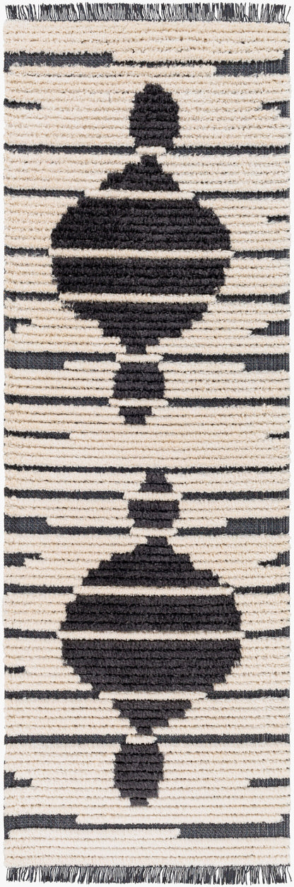 Enzo ENZ-2302 7ft Runner Machine Woven Runner Rug