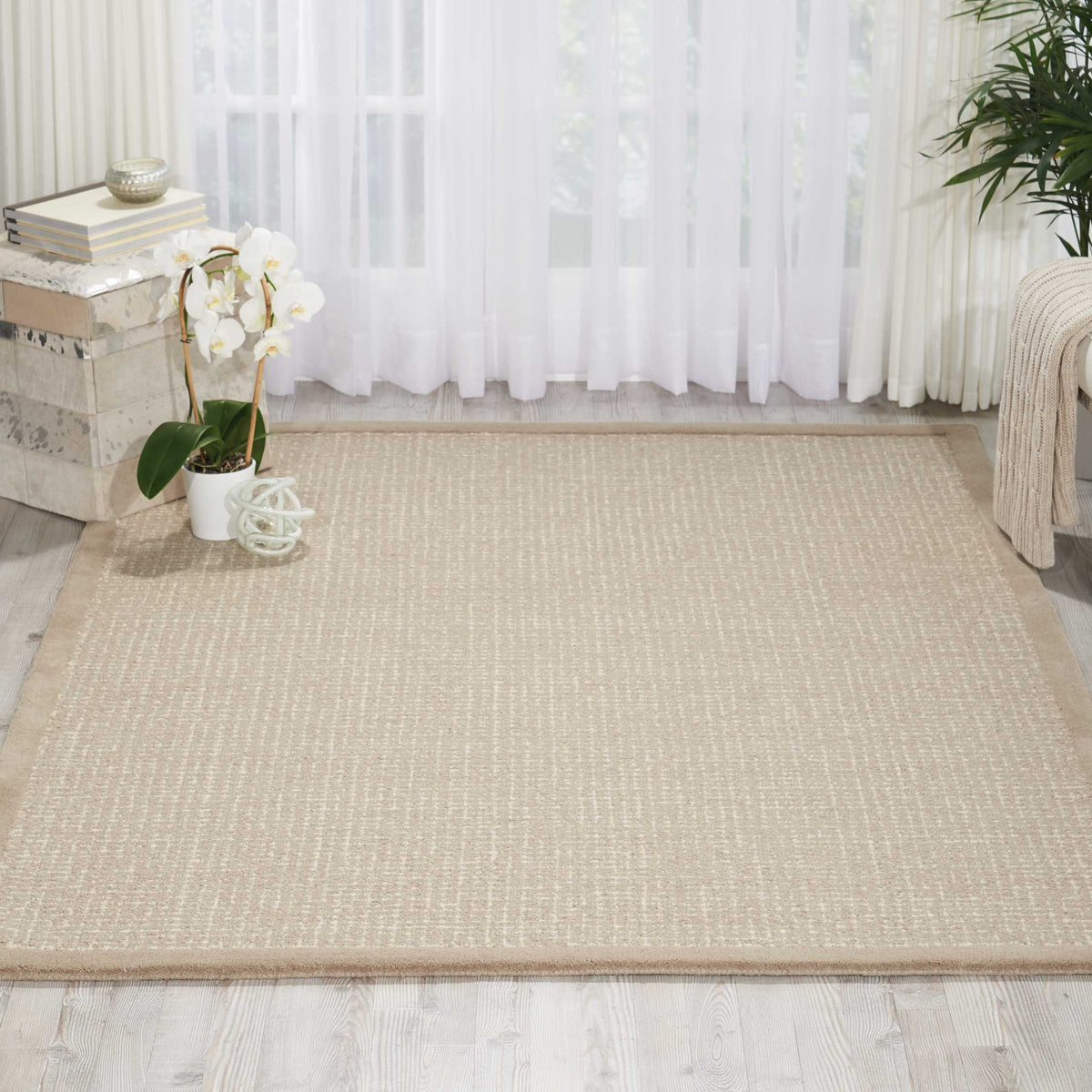 River Brook KI809 Taupe/Ivory Tufted Rug