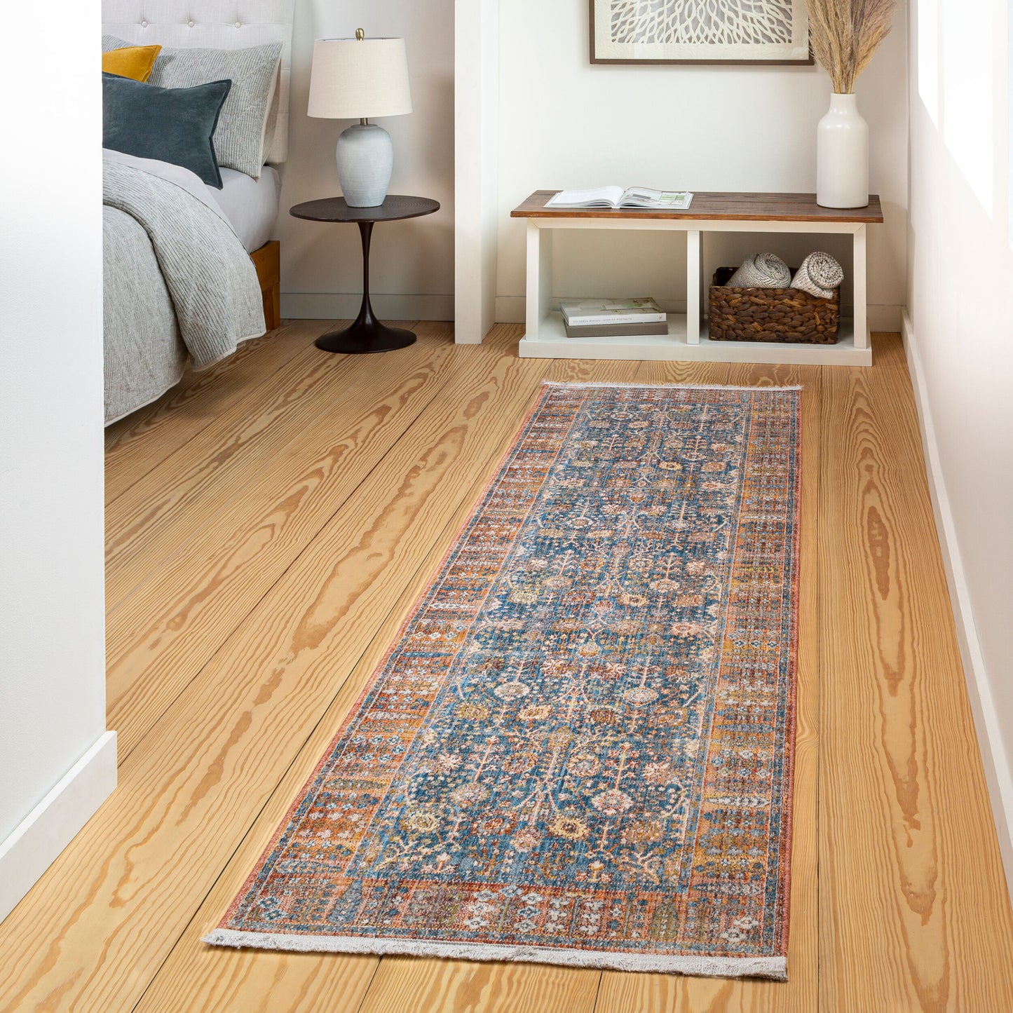 Alfombra de corredor tejida a máquina Ephesians EPC-2347 de 9 pies