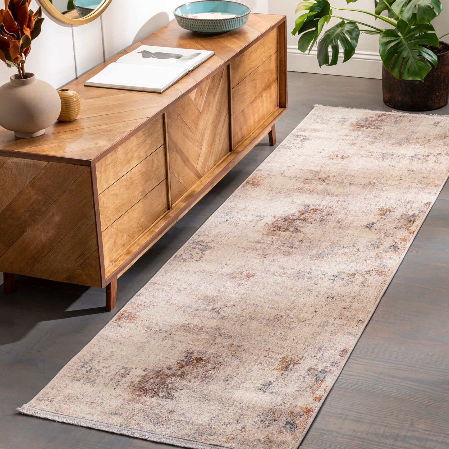 Alfombra de corredor tejida a máquina Ephesians EPC-2352 de 9 pies