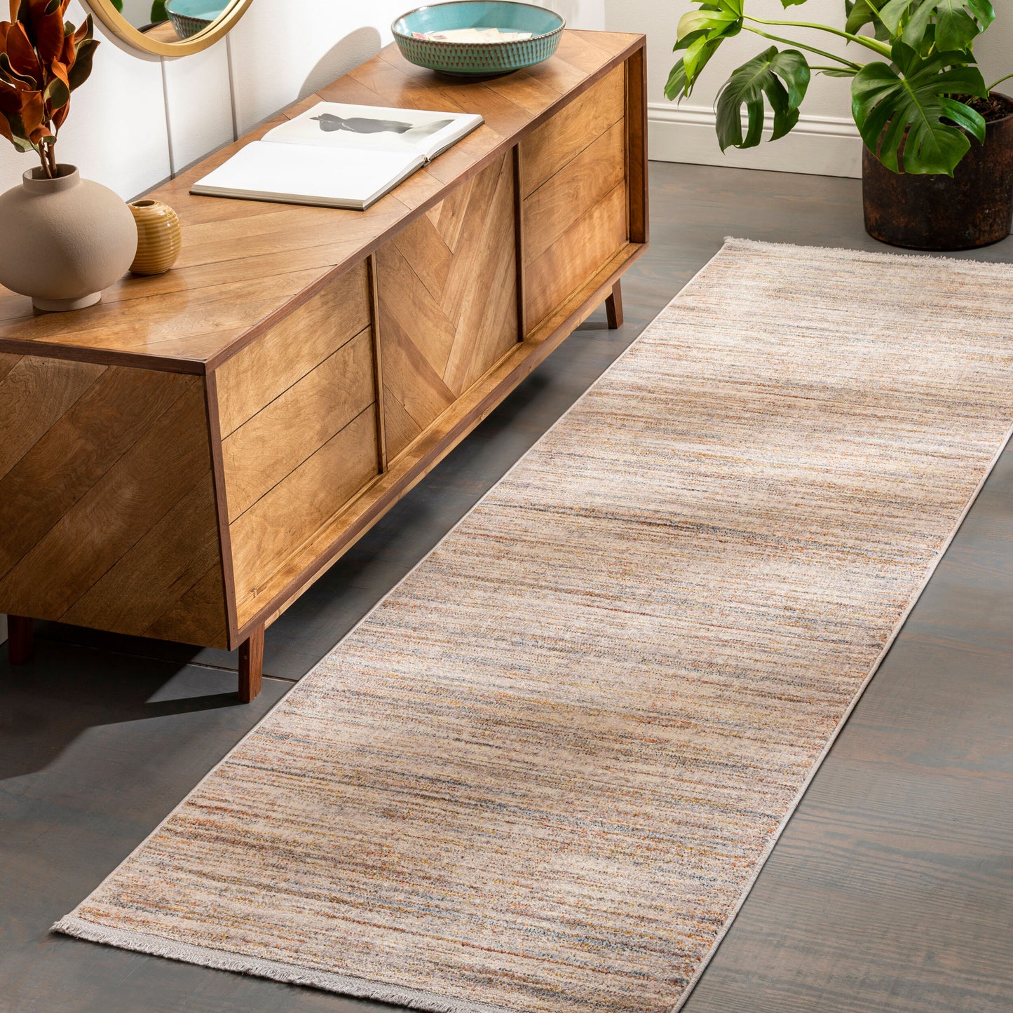 Alfombra de corredor tejida a máquina Ephesians EPC-2353 de 9 pies