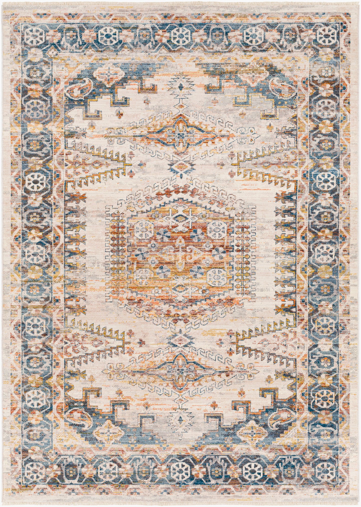 Alfombra decorativa tejida a máquina Ephesians EPC-2360 de 4' x 6'