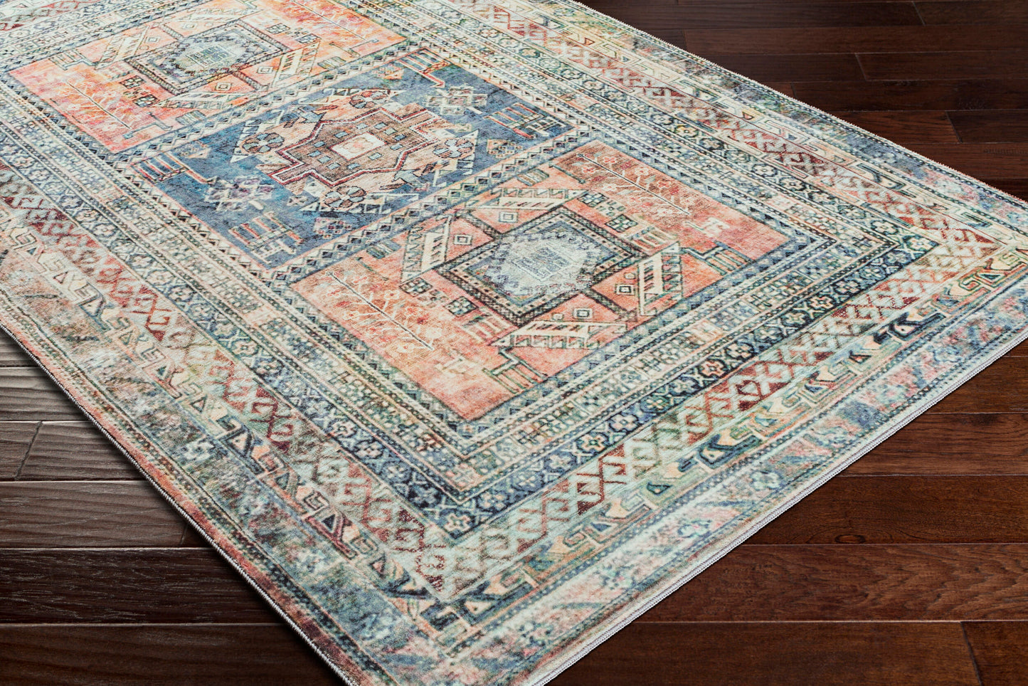 Alfombra decorativa tejida a máquina Erin ERN-2300 de 2' x 3'