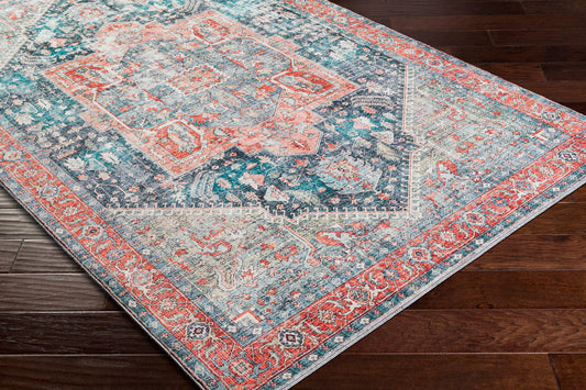 Alfombra decorativa tejida a máquina Erin ERN-2305 de 3' x 4'