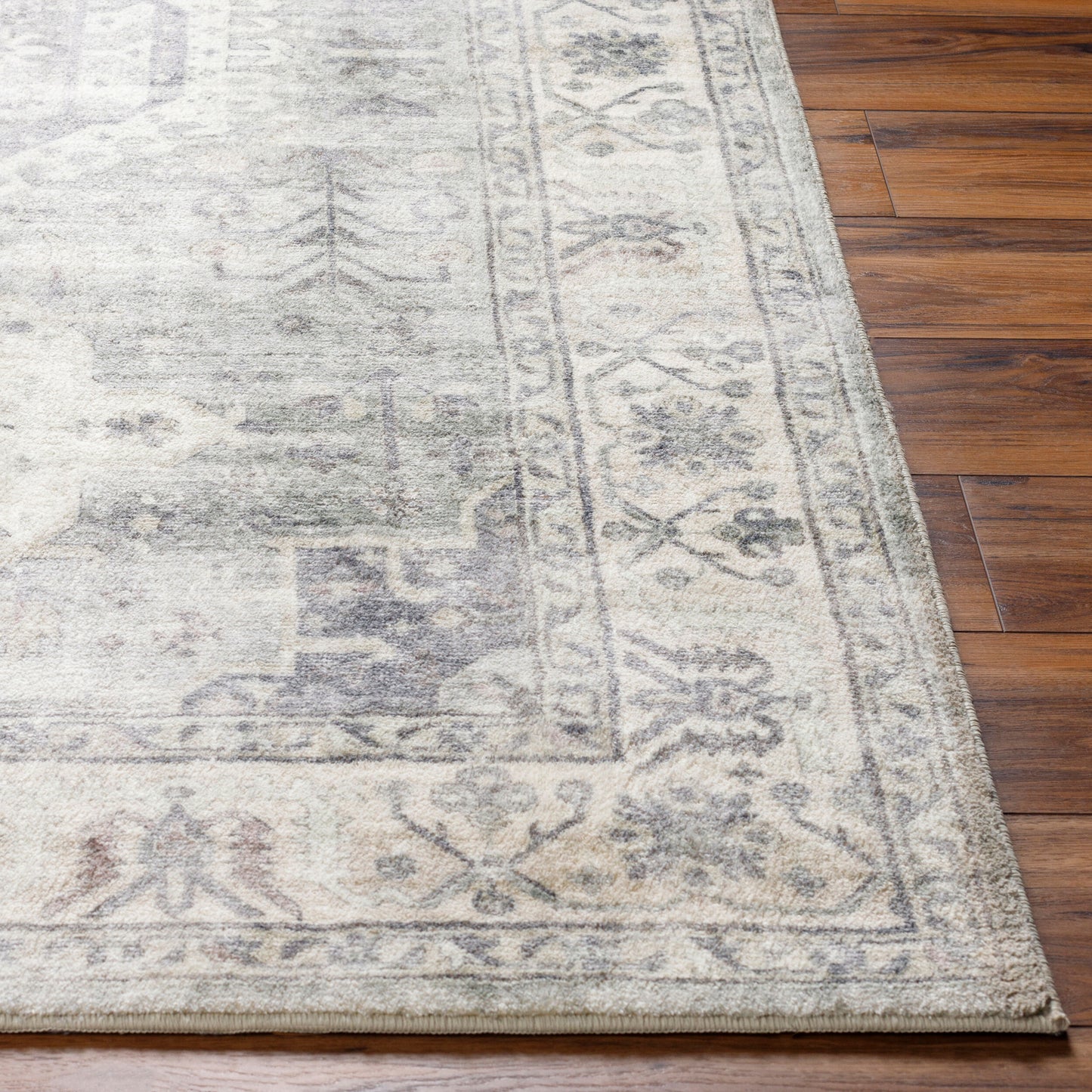 Alfombra decorativa tejida a máquina Erin ERN-2317 de 2' x 3'