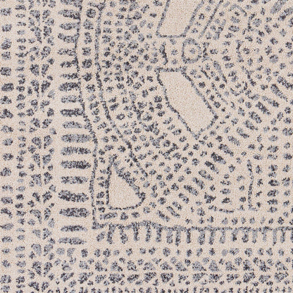 Alfombra decorativa tejida a máquina Euphoria ERP-2306 de 2' x 3'