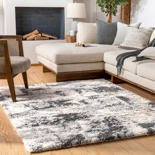 Alfombra tejida a máquina Eskimo Shag ESG-2301 de 1,52 m x 2,13 m