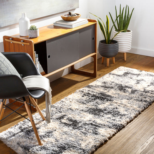 Eskimo Shag ESG-2301 7ft Runner Machine Woven Runner Rug