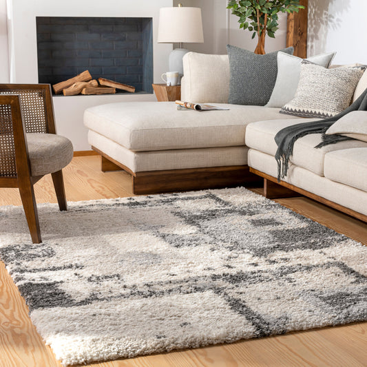Alfombra tejida a máquina Eskimo Shag ESG-2308 de 1,83 m x 2,74 m