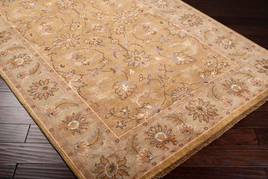 Estate EST-10504 Alfombra decorativa de lana hecha a mano de 2' x 3'