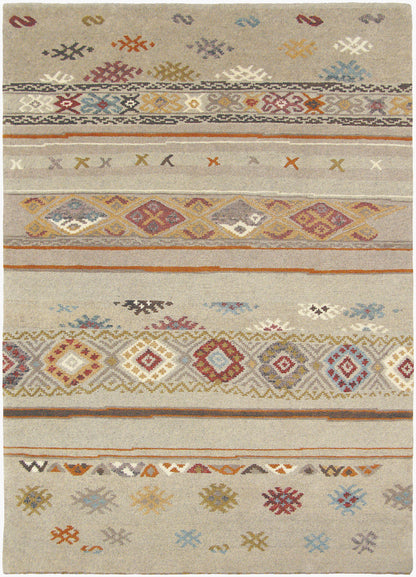 Alfombra decorativa de lana hecha a mano Eastwood ESW-6000 de 2' x 3'