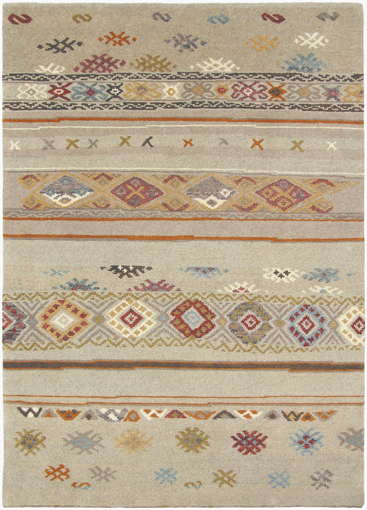 Alfombra decorativa de lana hecha a mano Eastwood ESW-6000 de 2' x 3'