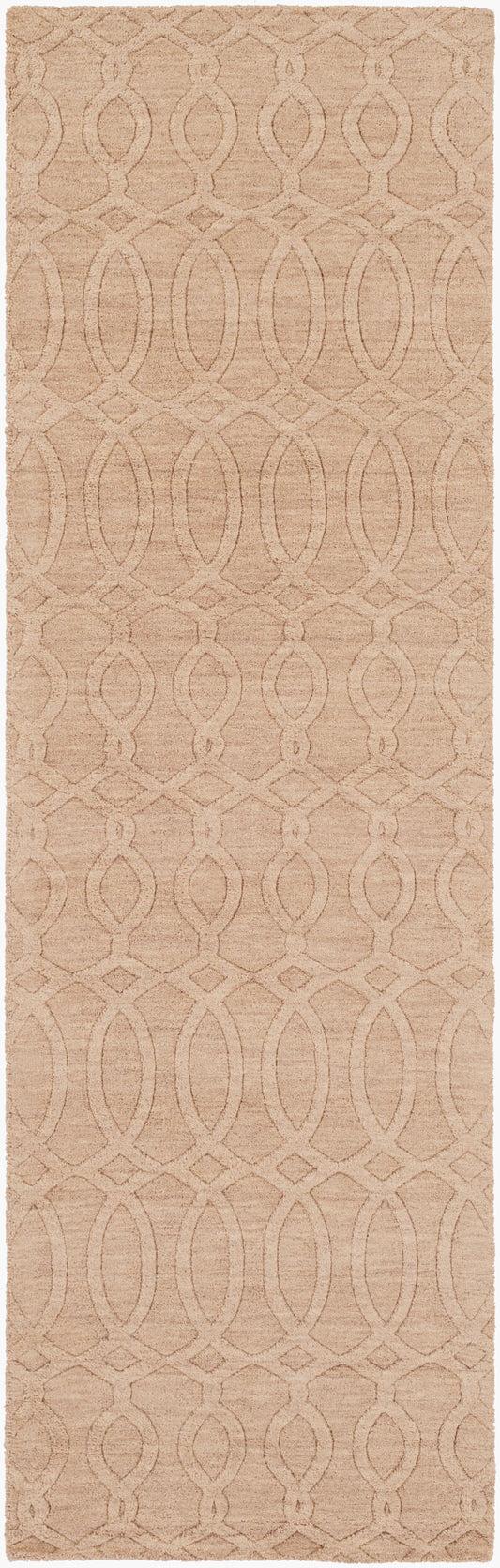 Etching ETC-4980 8ft Runner Handmade Wool Runner Rug