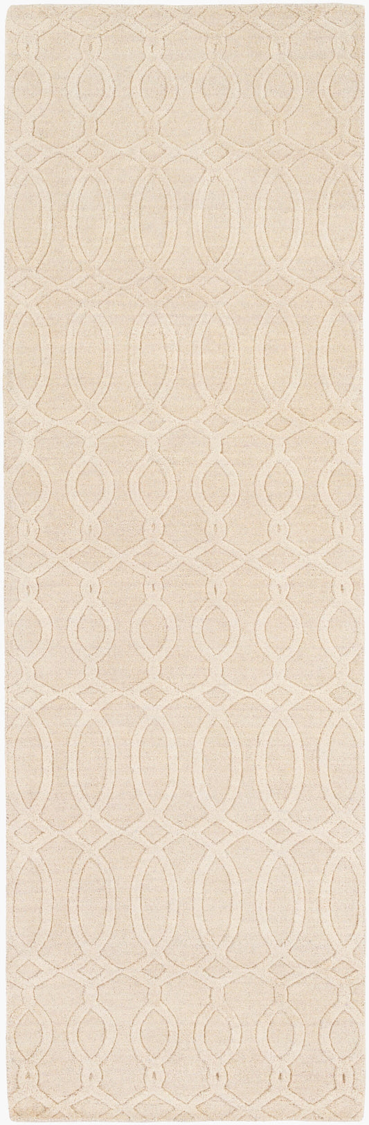 Etching ETC-4983 8ft Runner Handmade Wool Runner Rug