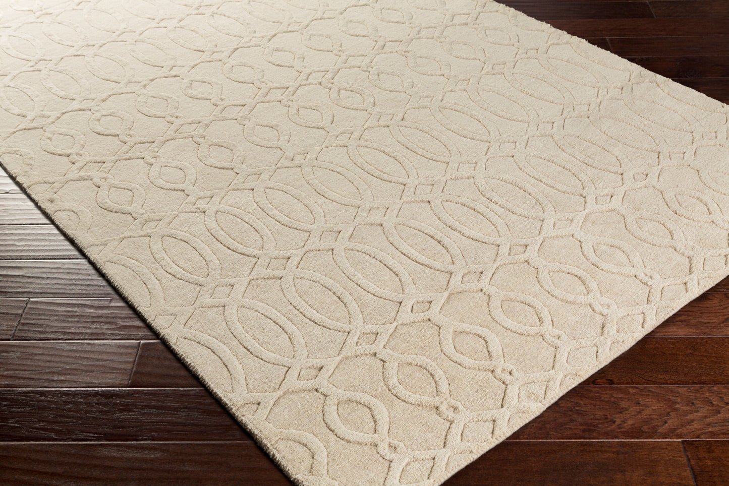 Etching ETC-4983 8ft Runner Handmade Wool Runner Rug