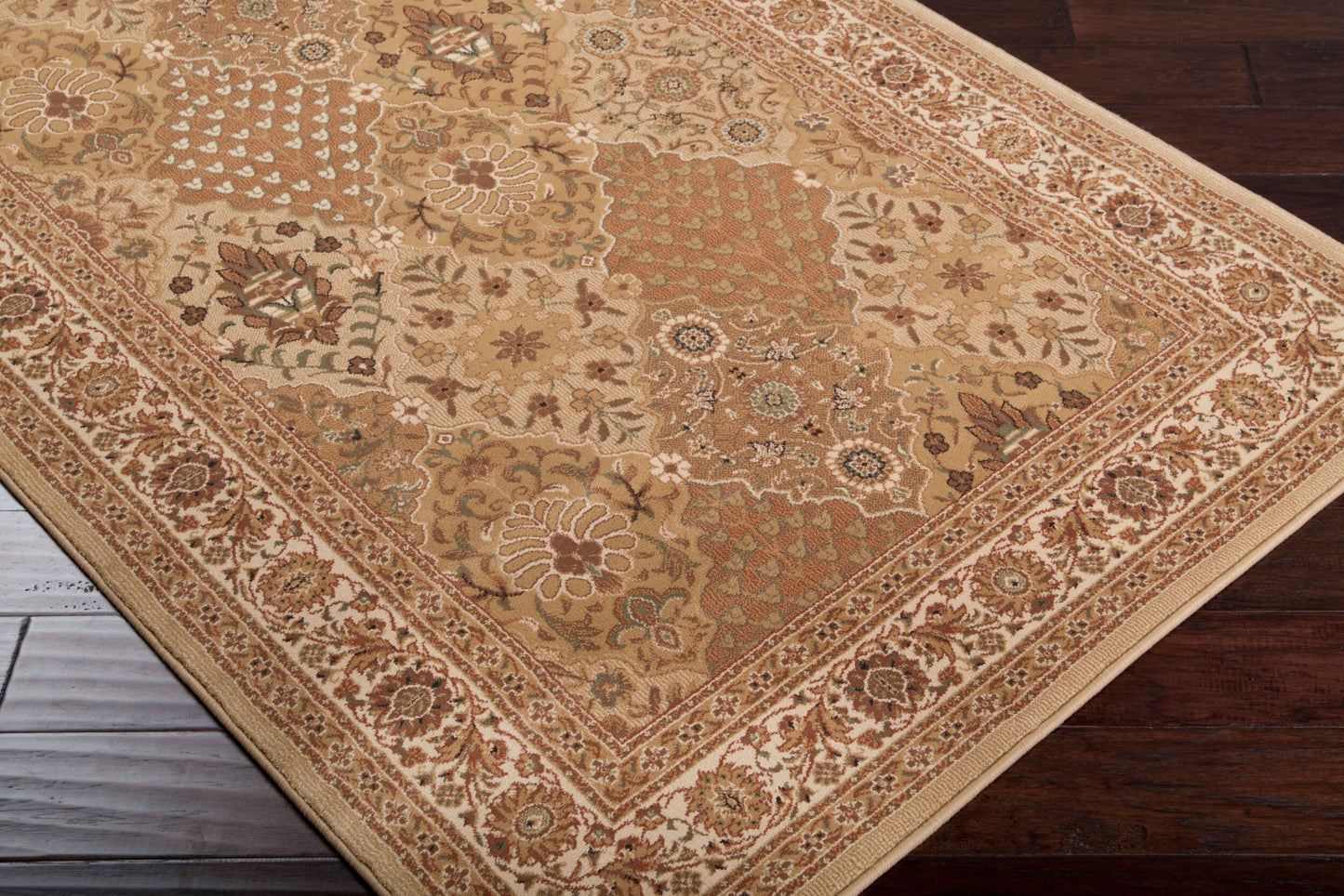 Alfombra decorativa tejida a máquina Earth ETH-9619 de 3' x 5'