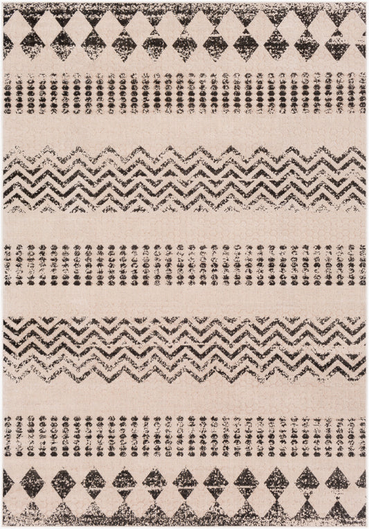 Rafetus ETS-2340 5' x 7' Machine Woven Area Rug