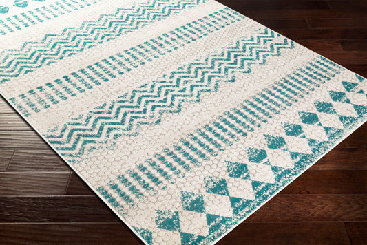 Rafetus ETS-2356 5' x 7' Machine Woven Area Rug