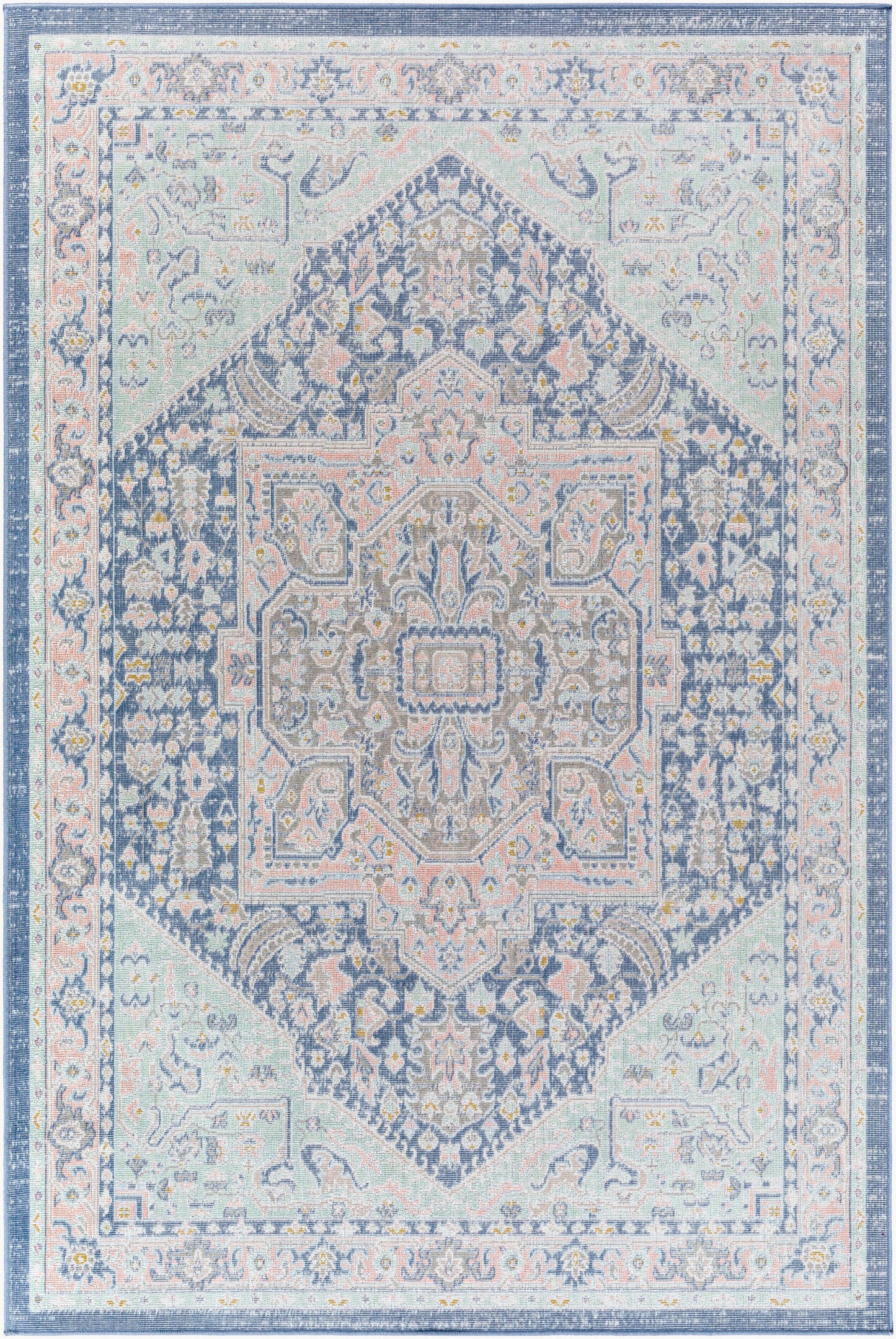 Rafetus ETS-2363 2' x 3' Machine Woven Accent Rug