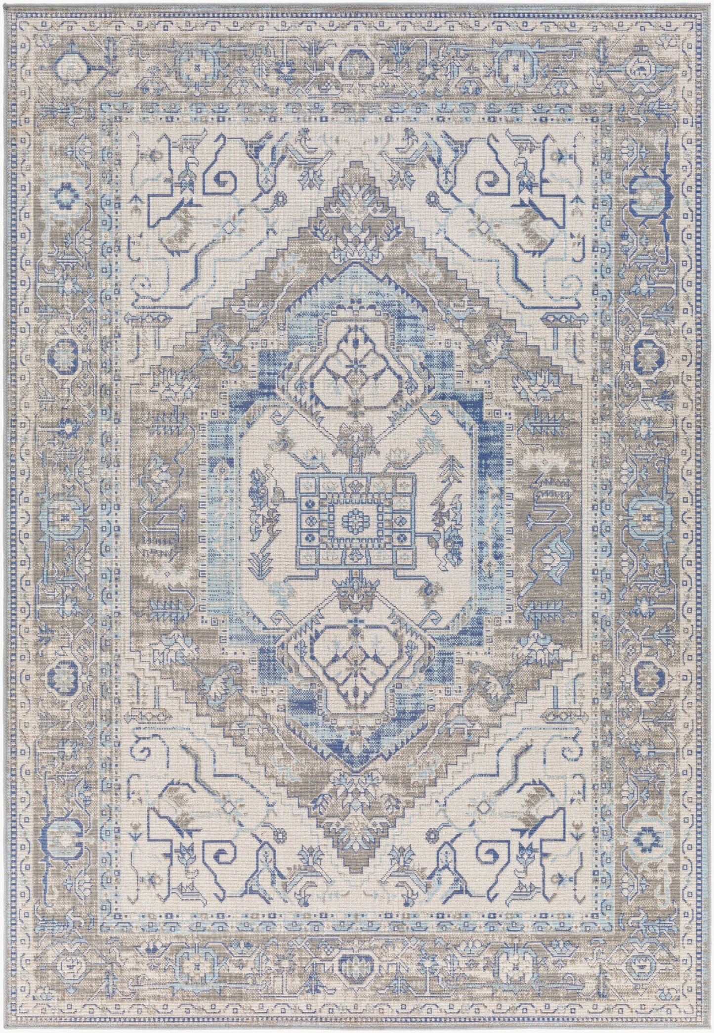 Rafetus ETS-2367 8' x 10' Machine Woven Area Rug