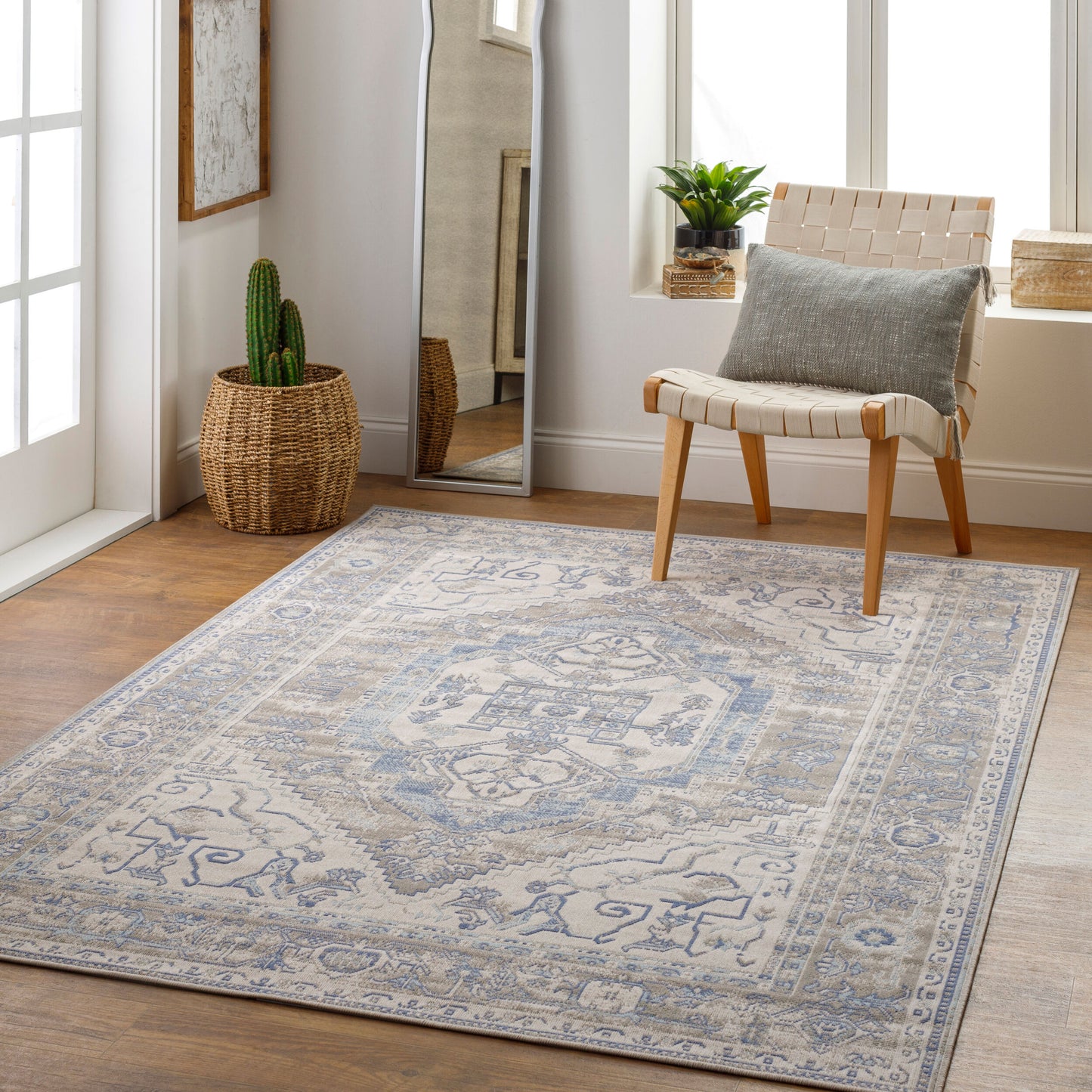 Rafetus ETS-2367 8' x 10' Machine Woven Area Rug