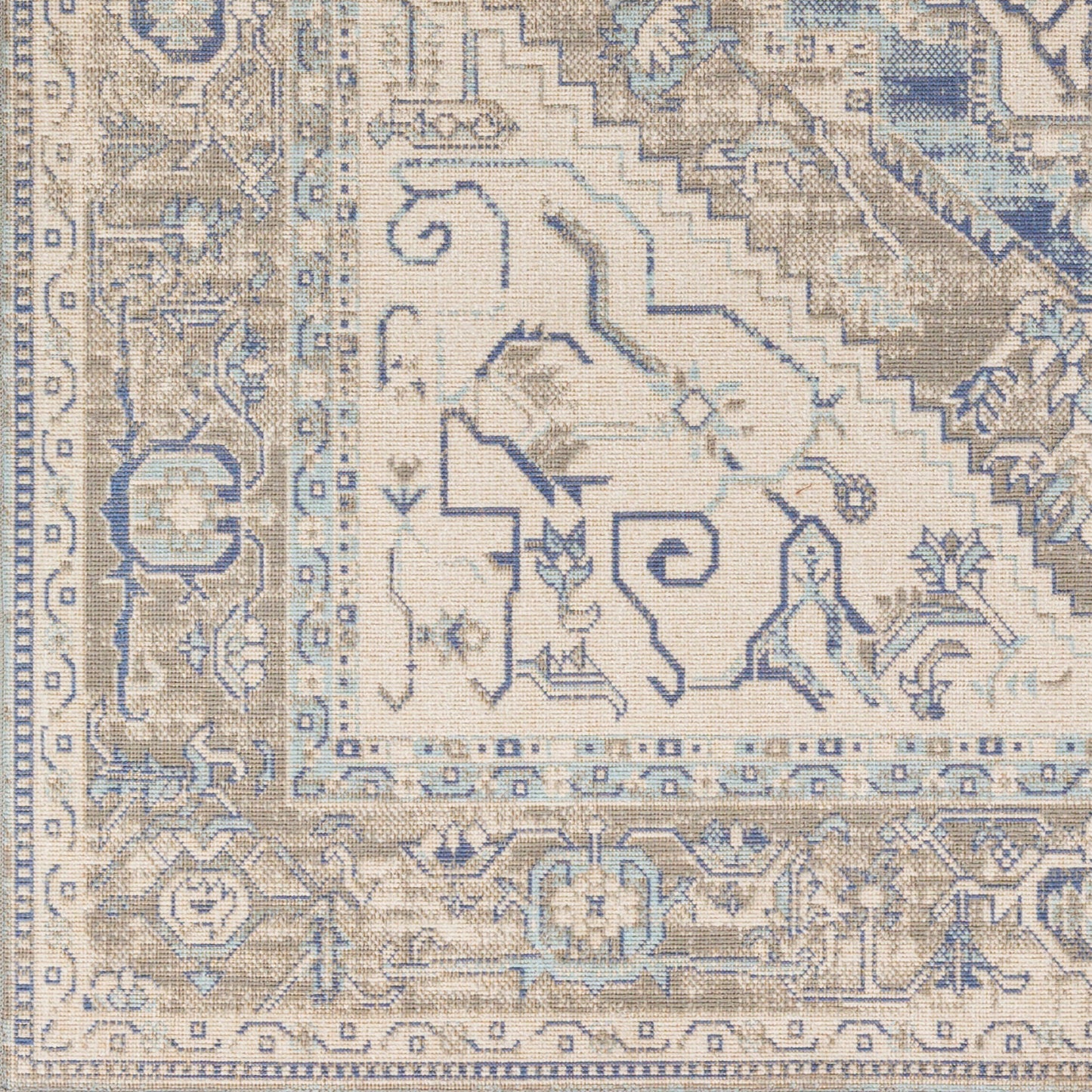 Rafetus ETS-2367 8' x 10' Machine Woven Area Rug