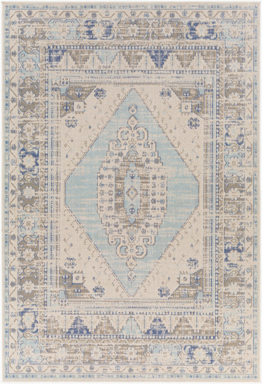 Rafetus ETS-2370 5' x 7' Machine Woven Area Rug