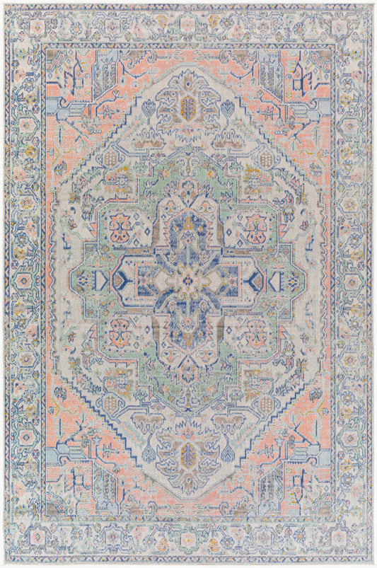 Rafetus ETS-2372 5' x 7' Machine Woven Area Rug