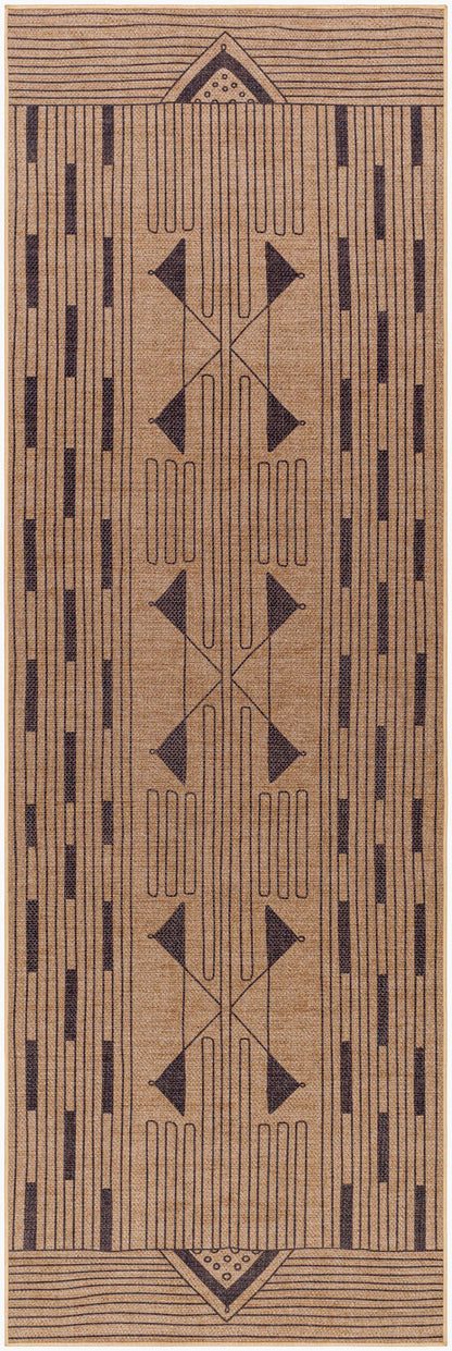 Ez Jute EZT-2302 8ft Runner Machine Woven Washable Recyled Runner Rug