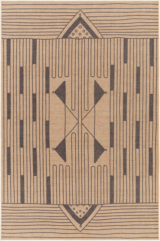 Ez Jute EZT-2302 2' x 3' Machine Woven Washable Recyled Accent Rug