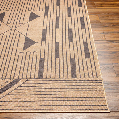 Ez Jute EZT-2302 4' x 6' Machine Woven Washable Recyled Area Rug