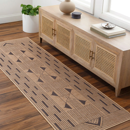 Ez Jute EZT-2302 8ft Runner Machine Woven Washable Recyled Runner Rug