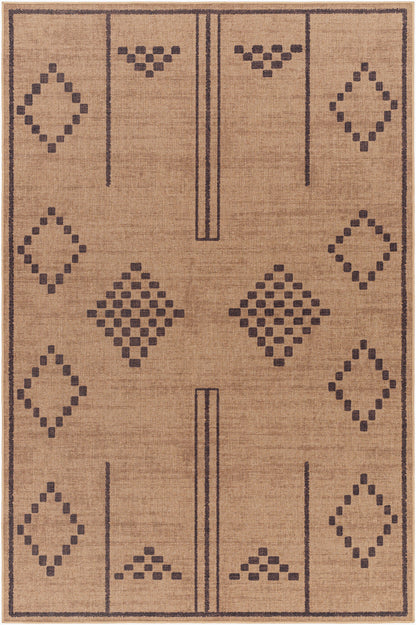 Ez Jute EZT-2303 4' x 6' Machine Woven Washable Recyled Area Rug