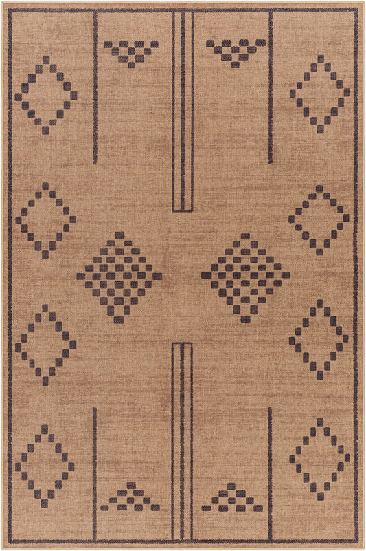 Ez Jute EZT-2303 3' x 5' Machine Woven Washable Recyled Accent Rug