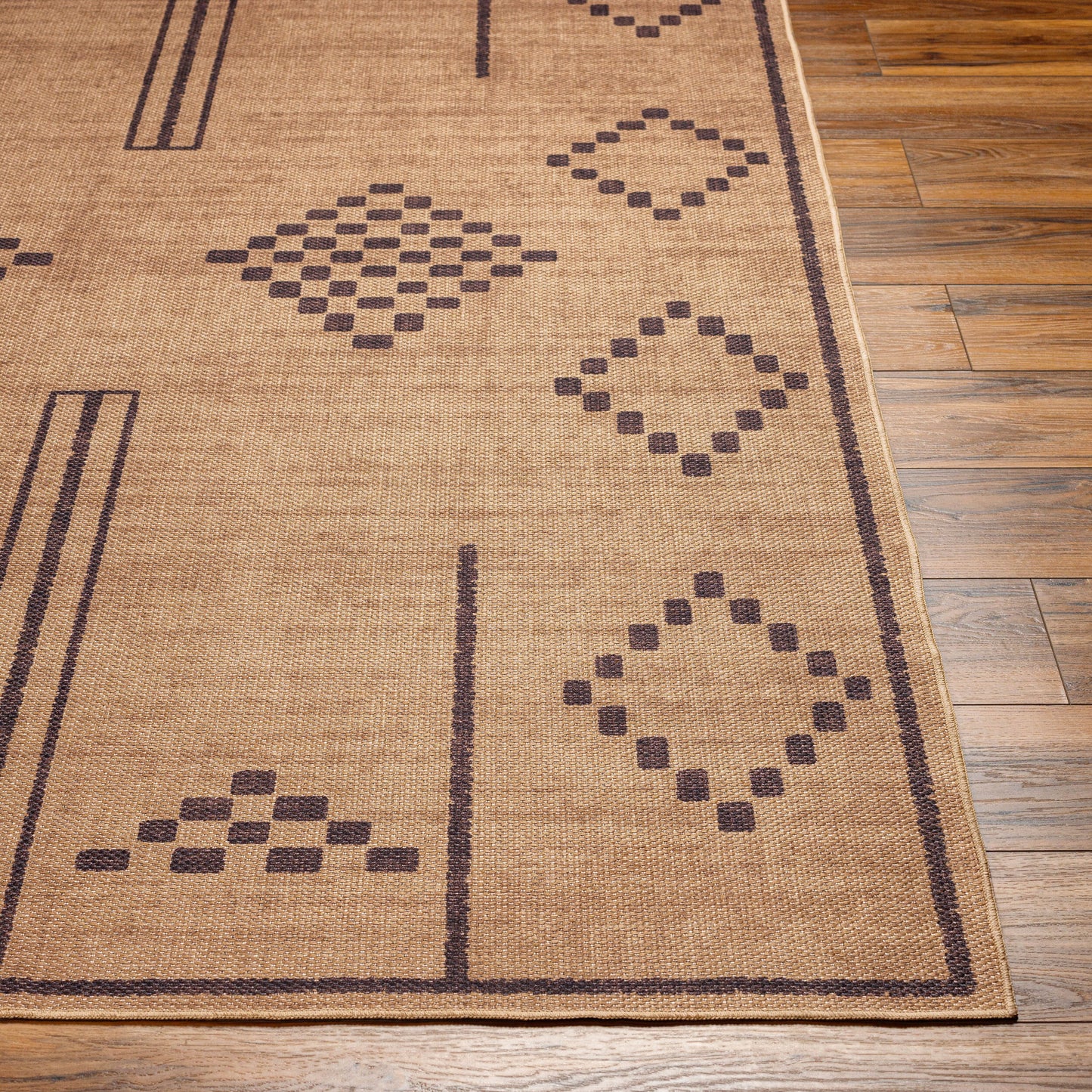 Ez Jute EZT-2303 5' x 8' Machine Woven Washable Recyled Area Rug
