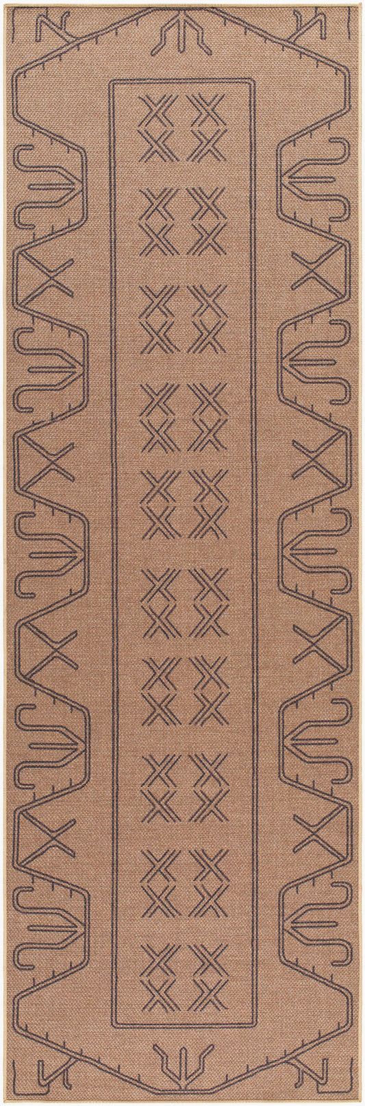Ez Jute EZT-2305 8ft Runner Machine Woven Washable Recyled Runner Rug